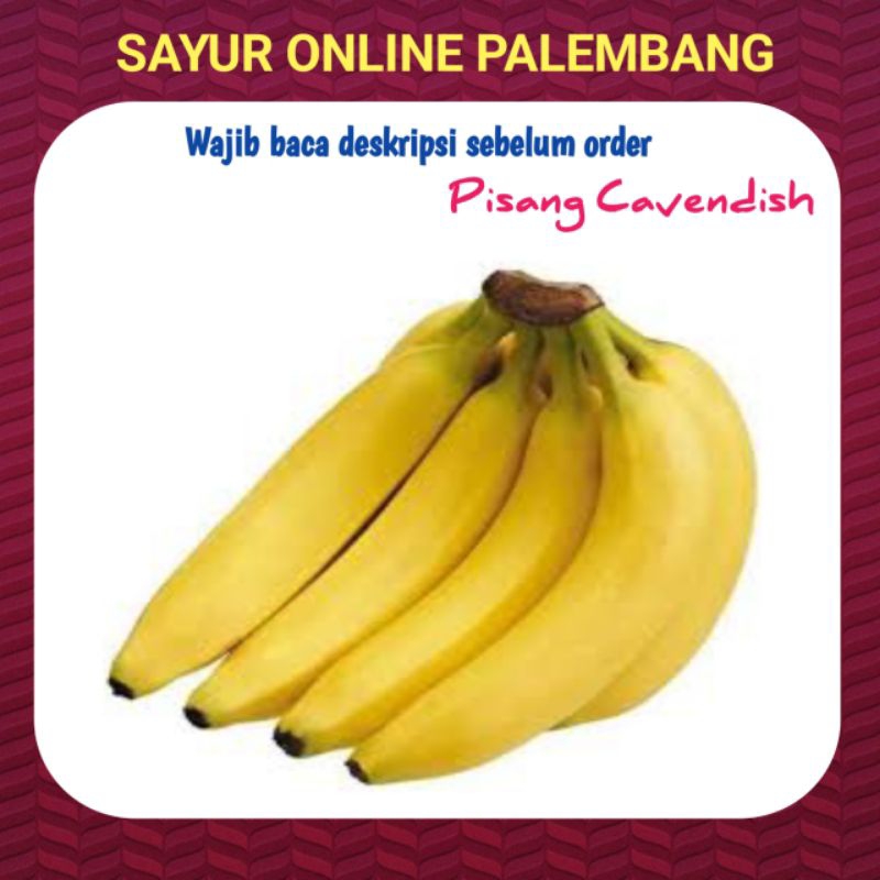 Jual Pisang Cavendish Toko Sayur Sayuran Segar Palembang Shopee