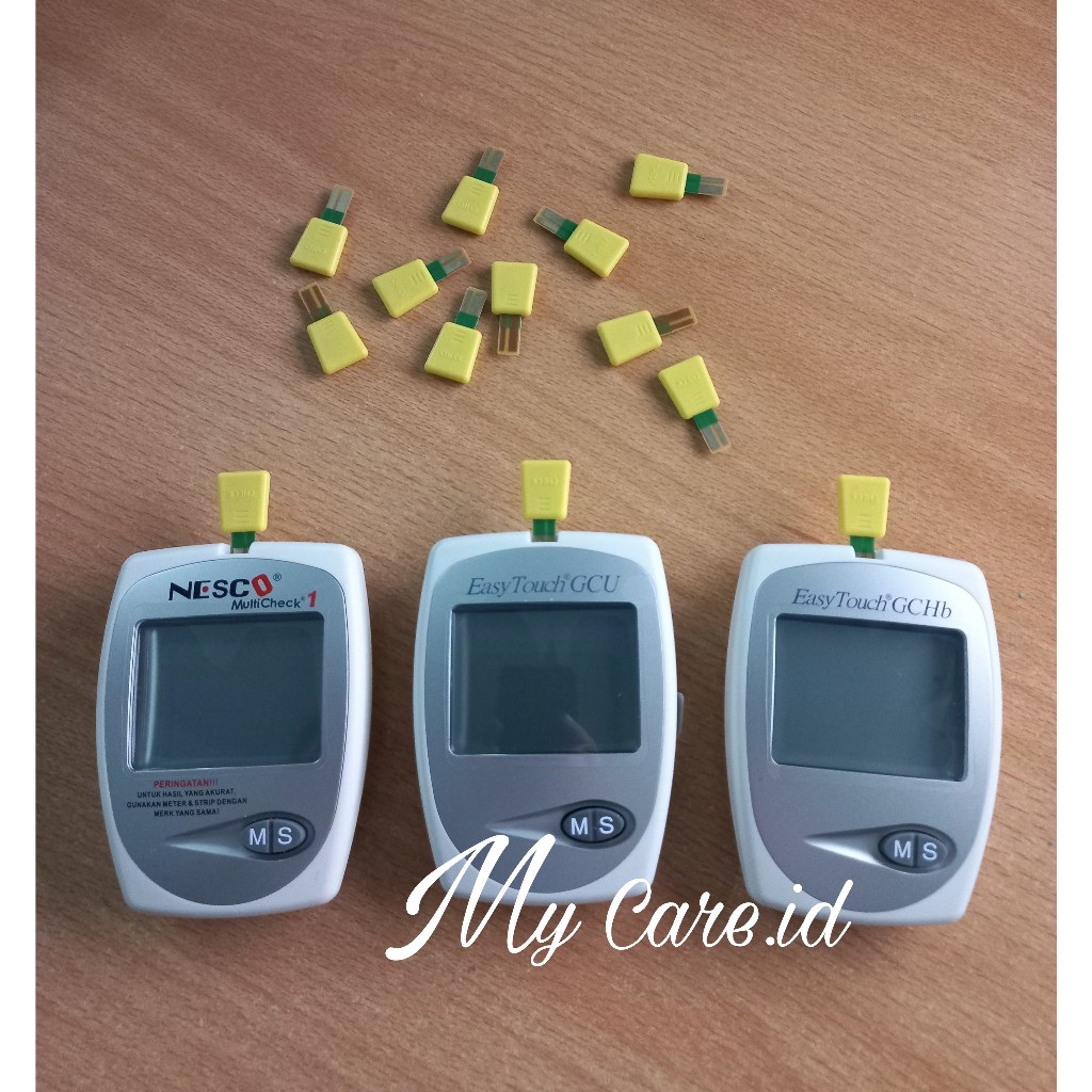 Jual LynCare CHIP KUNING Kalibrasi Alat Easy Touch dan NESCO GCU GCHb ...