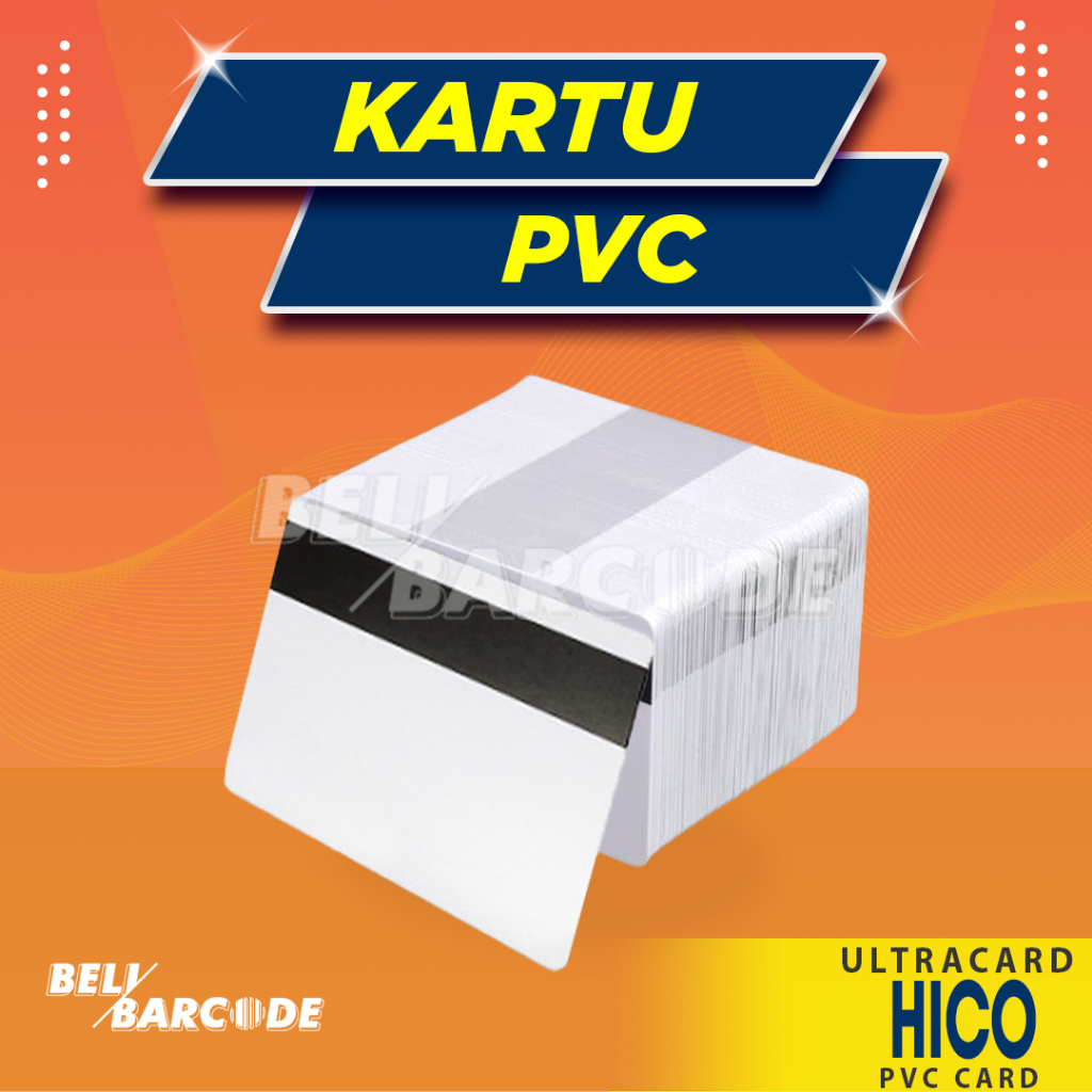 Jual Kartu Magnetik Pvc Hico Ultracard Magnetic Strip Blank Polos Hi Co