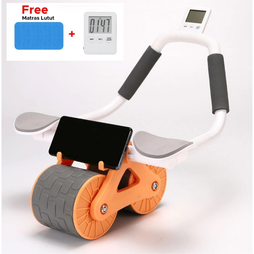 Jual Jutastore Ab Roller Wheels Abdominal Roller Wheel Plank Trainer ...