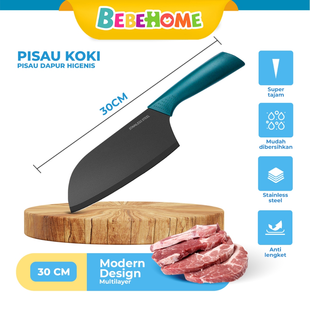 Jual Tifale By Bebehome Emerald Green Kitchen Knife Pisau Dapur Hitam Stainless Tajam