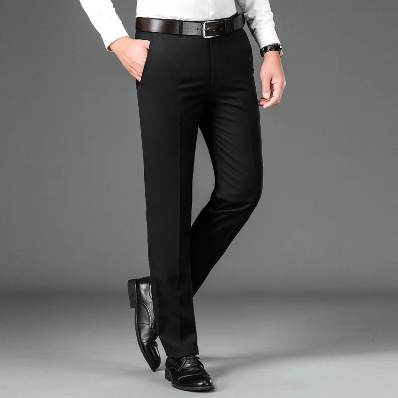 Jual Celana Kantor Formal Pria Bahan Wool Premium Slimfit | Shopee ...