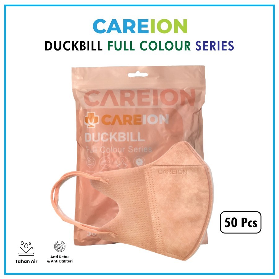 Jual BELLA = MASKER DUCKBILL FULL COLOURS 4PLY DB CAREION EMBOSS ISI 50 ...