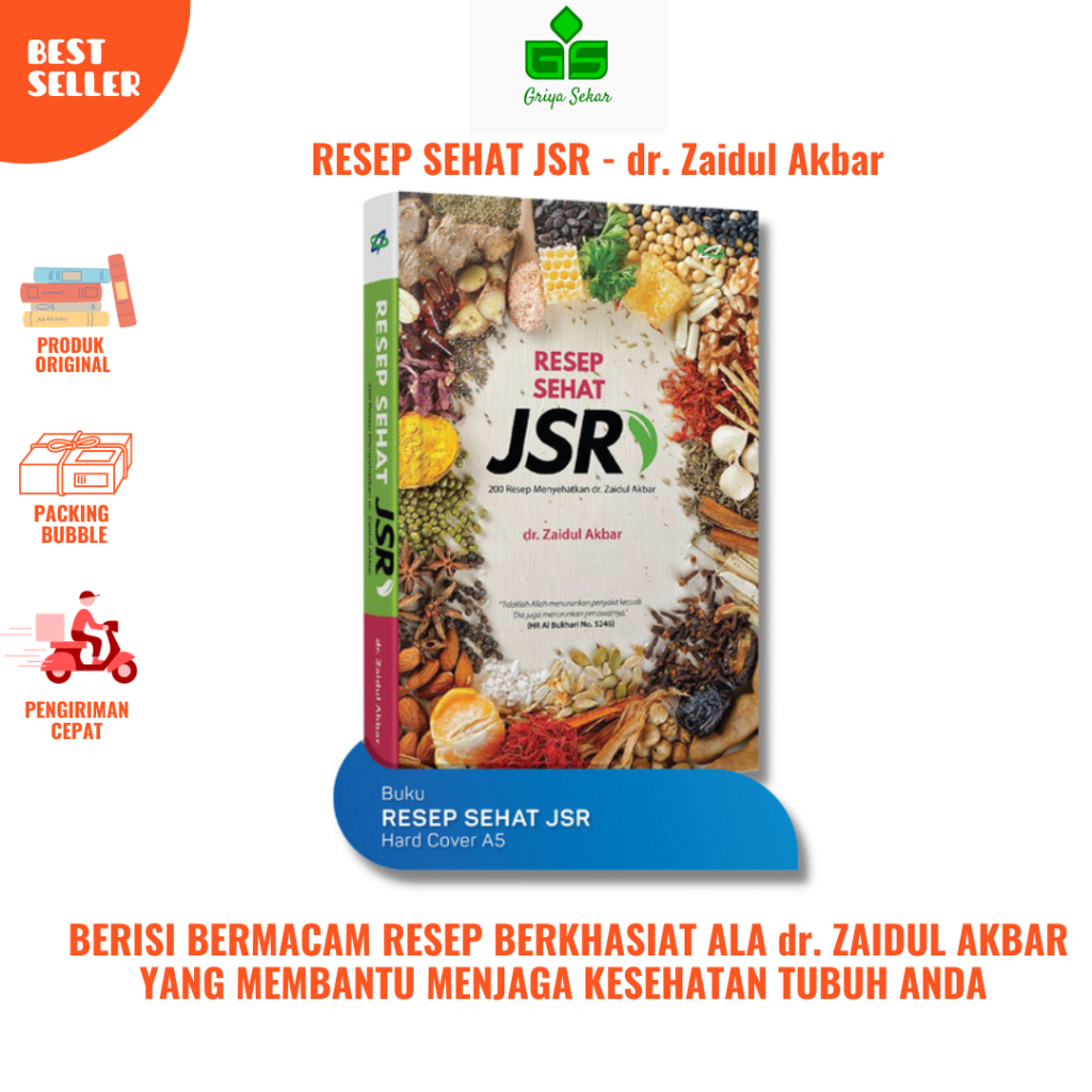 Jual Resep Sehat JSR, Dr. Zaidul Akbar | Shopee Indonesia