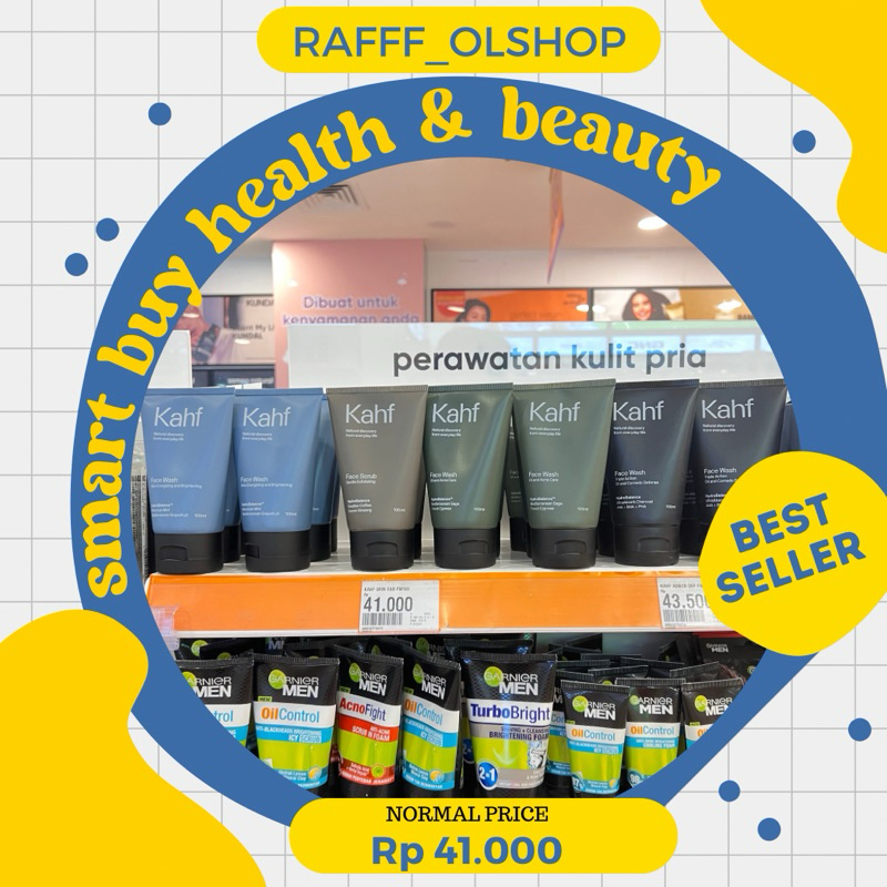 Jual KAHF FACE WASH 100 ML / SABUN CUCI MUKA PRIA / BISA UNTUK WANITA
