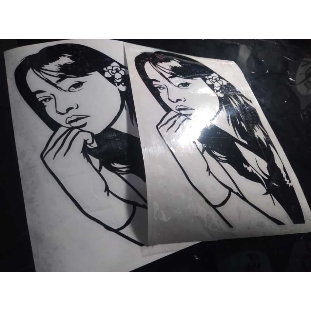 Jual Cutting Sticker Custom Siluet Foto | Stiker Cutting Custom Siluet ...