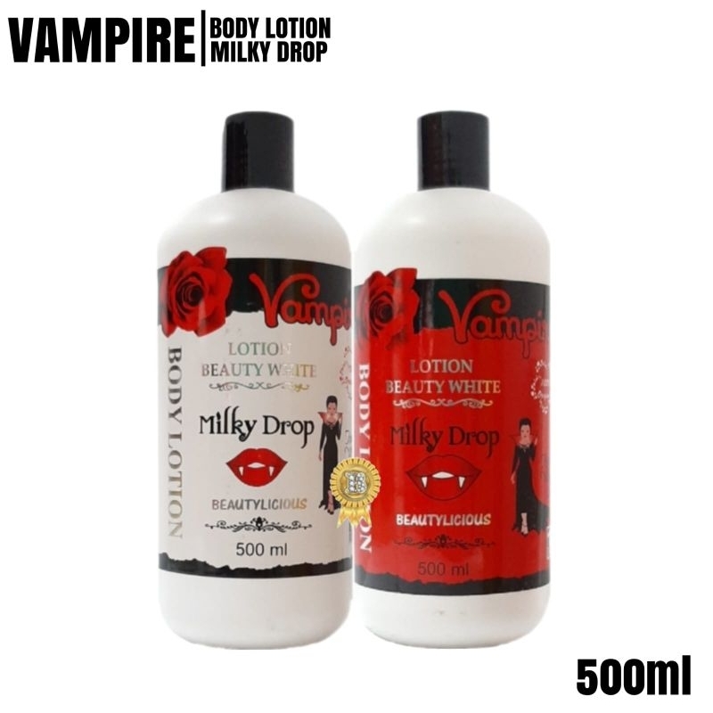 Jual Vampire Body Lotion Milky Drop 500ml Bpom Satuan Shopee Indonesia