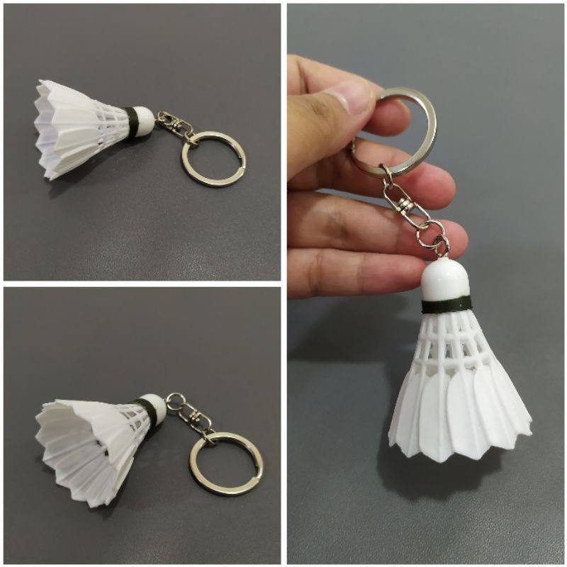 Jual Gantungan Kunci Raket & Shuttlecock Bulutangkis / Badminton Racket