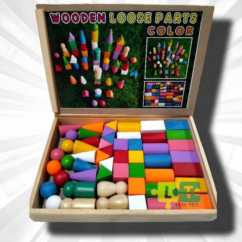 Jual Wooden Loose Parts Color | Shopee Indonesia