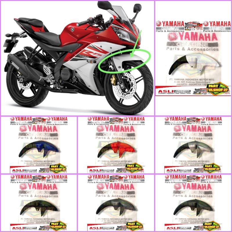 Jual FENDER FRONT SPAKBOR DEPAN R15, R-15 OLD, V1, V2 (2PK) ASLI ...