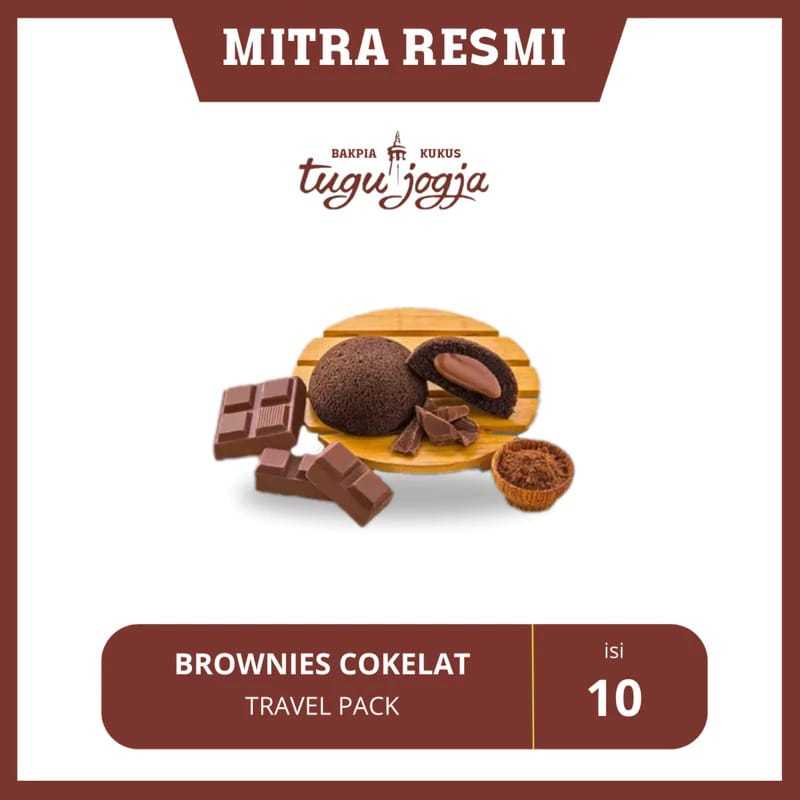 Jual Bakpia Kukus Tugu Jogja Kemasan Travel Pack Brownies Coklat