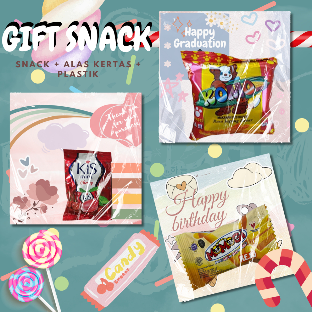 Jual GIFT SNACKS / FREEBIES / SNACKS FREEBIES/ JAJANAN JADUL / MAKANAN ...