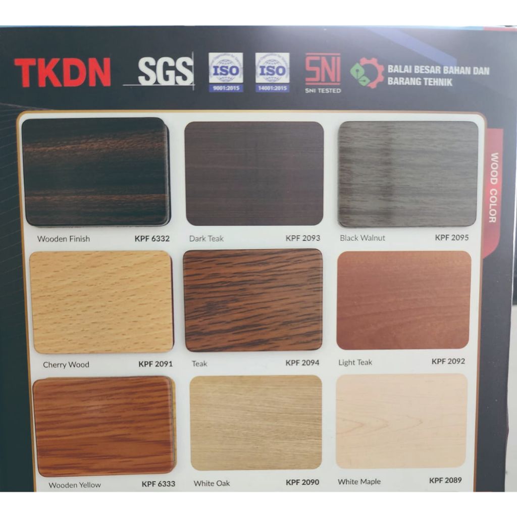 Jual ACP MACO 4mm motif kayu Aluminium Composite Panel | Shopee Indonesia