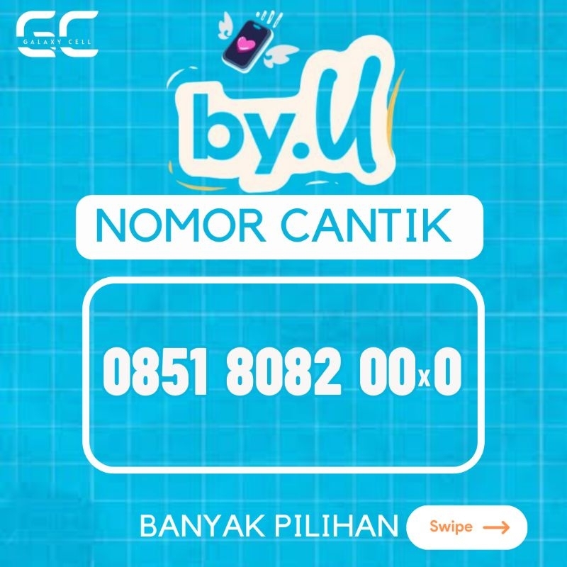 Jual Nomor Cantik By.U Kartu Perdana Byu Cantik Mudah Diingat | Shopee ...