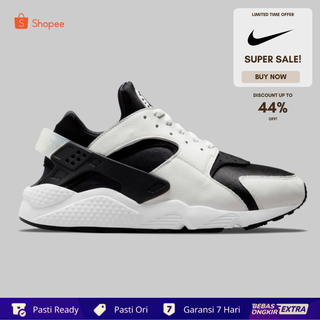 Sepatu Nike Original Pria Nike Air Huarache Hitam