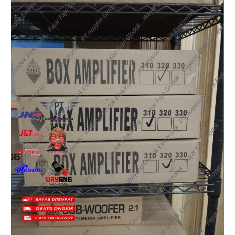Jual Box Power Amplifier RANIC 320 Sound system | Shopee Indonesia