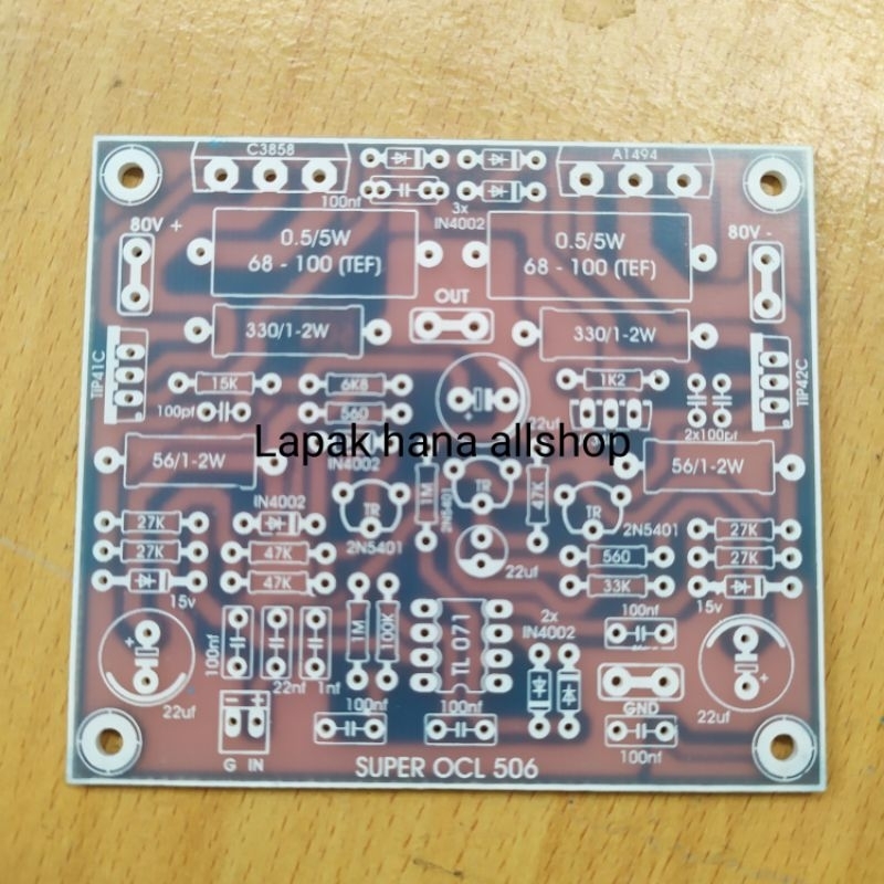 Jual Pcb socl 506 pcb fiber fr4 pcb driver amplifier | Shopee Indonesia