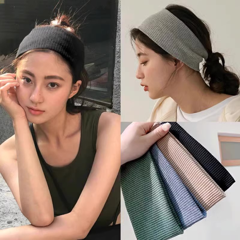 Jual Headband Bandana Bando Sampul Ikat Kepala Olahraga Model Korea ...