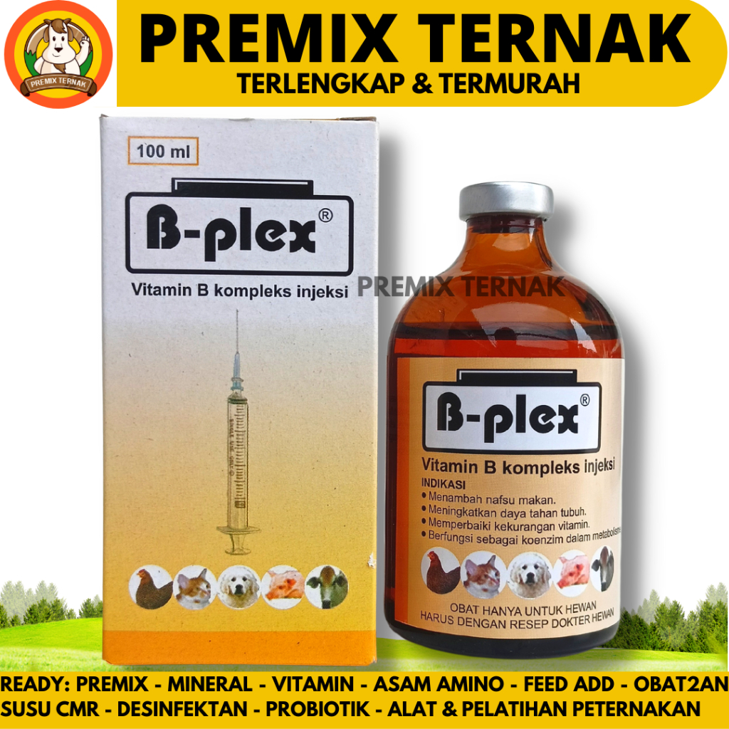 Jual BPLEX B PLEX 100ML PYRIDAM - Vitamin B Kompleks Hewan B Plex B ...