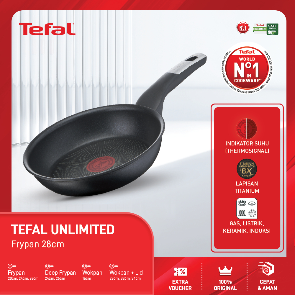 Tefal Unlimited Frypan 28cm