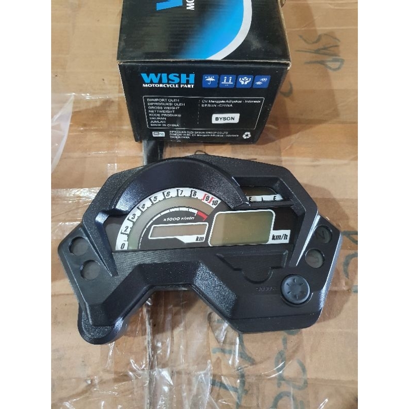 Jual SPEEDOMETER KOMPLIT DIGITAL KILOMETER KOMPLIT BYSON DIGITAL