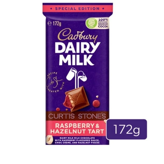 Jual Cadbury Dairy MIlk Raspberry & Hazelnut Tart Australia | Shopee ...