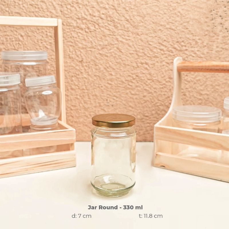 Jual Toples Jar Kaca Ml Glas Jar Ml Shopee Indonesia