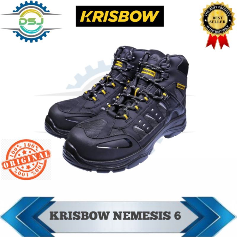 Jual Krisbow Sepatu Safety Krisbow Nemesis 6 Inch Original Shopee Indonesia