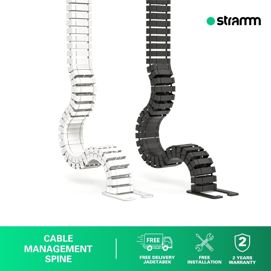 Jual Cable Management Spine for Stramm Standing Desk Shopee