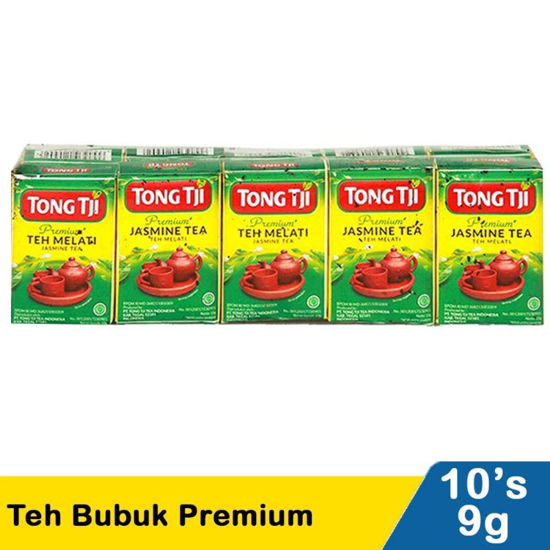 Jual Teh Tong Tji Premium Jasmine 9gr x 10pcs | Shopee Indonesia