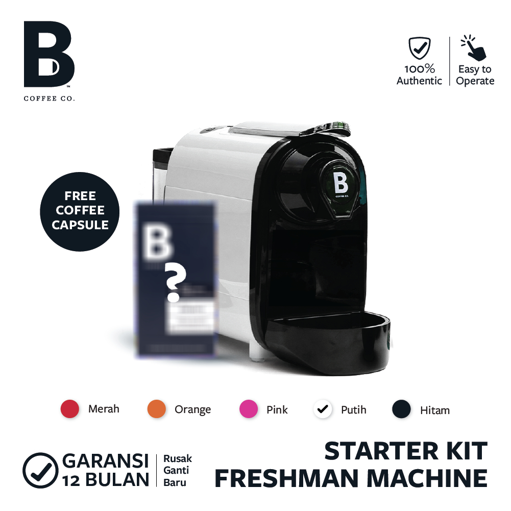 Jual B Coffee Co. Freshman Mesin Kopi Kapsul - Nespresso Compatible ...