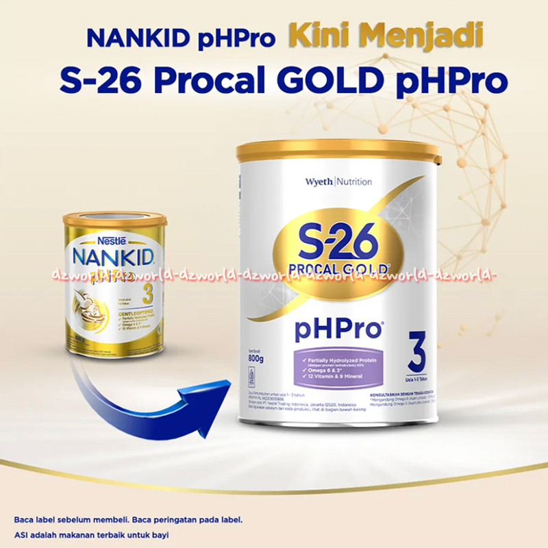 Jual S-26 Promil Gold PHPRO 3 800gr Susu S26 NAN PH Pro 3 Untuk Usia 1 ...