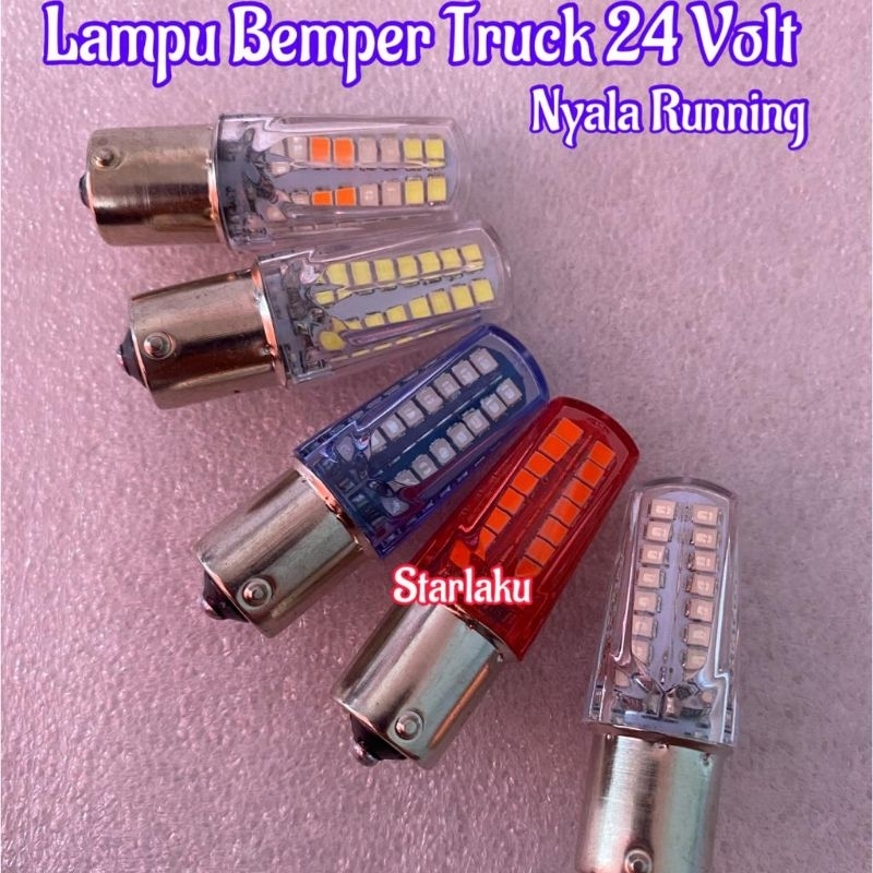 Jual Lampu Bemper Truk Bis Volt Nyala Running Led Mika Shopee