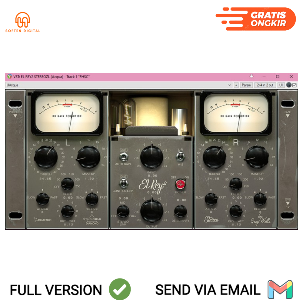 Jual Acustica Audio - El Rey 2 VST Plugin the third set of plugins in ...