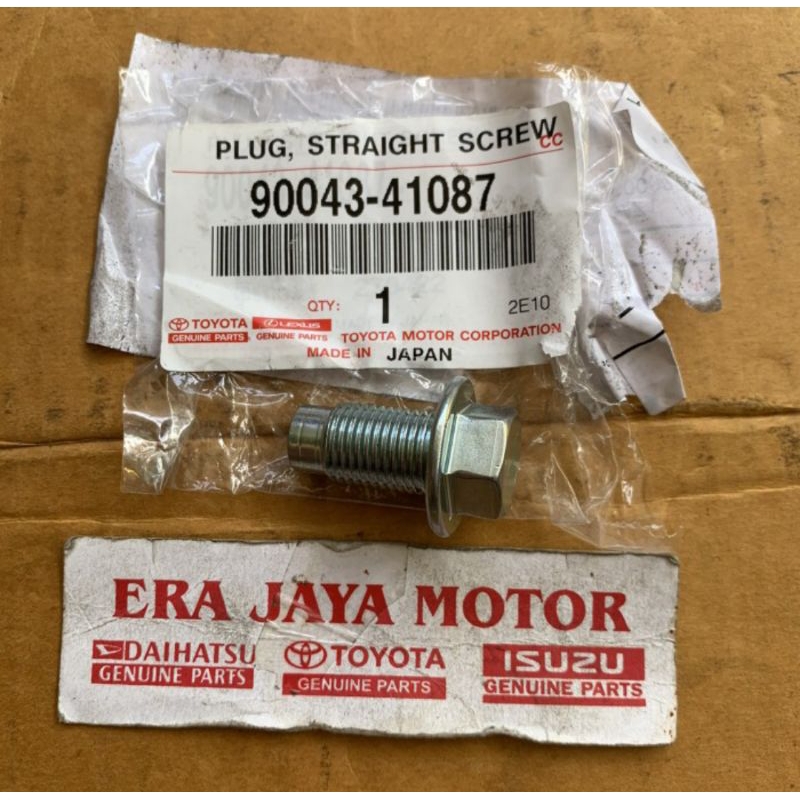 Jual Baut Carter Pembuangan Oli Mesin Avanza Xenia Rush Terios Original Ori Asli Shopee Indonesia