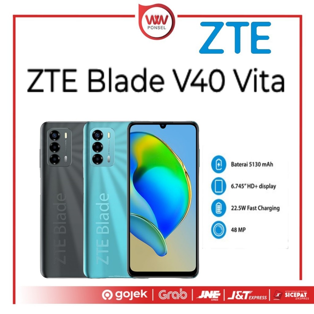 Jual Hp ZTE Blade V40 Vita Ram 4GB Internal 128GB Garansi Resmi ...