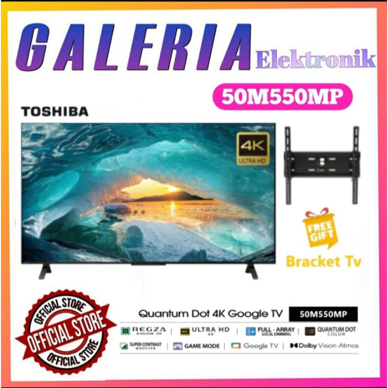 Jual TV TOSHIBA 50M550MP 50 INCH 4K UHD QUANTUM DOT QLED DOLBY | Shopee ...