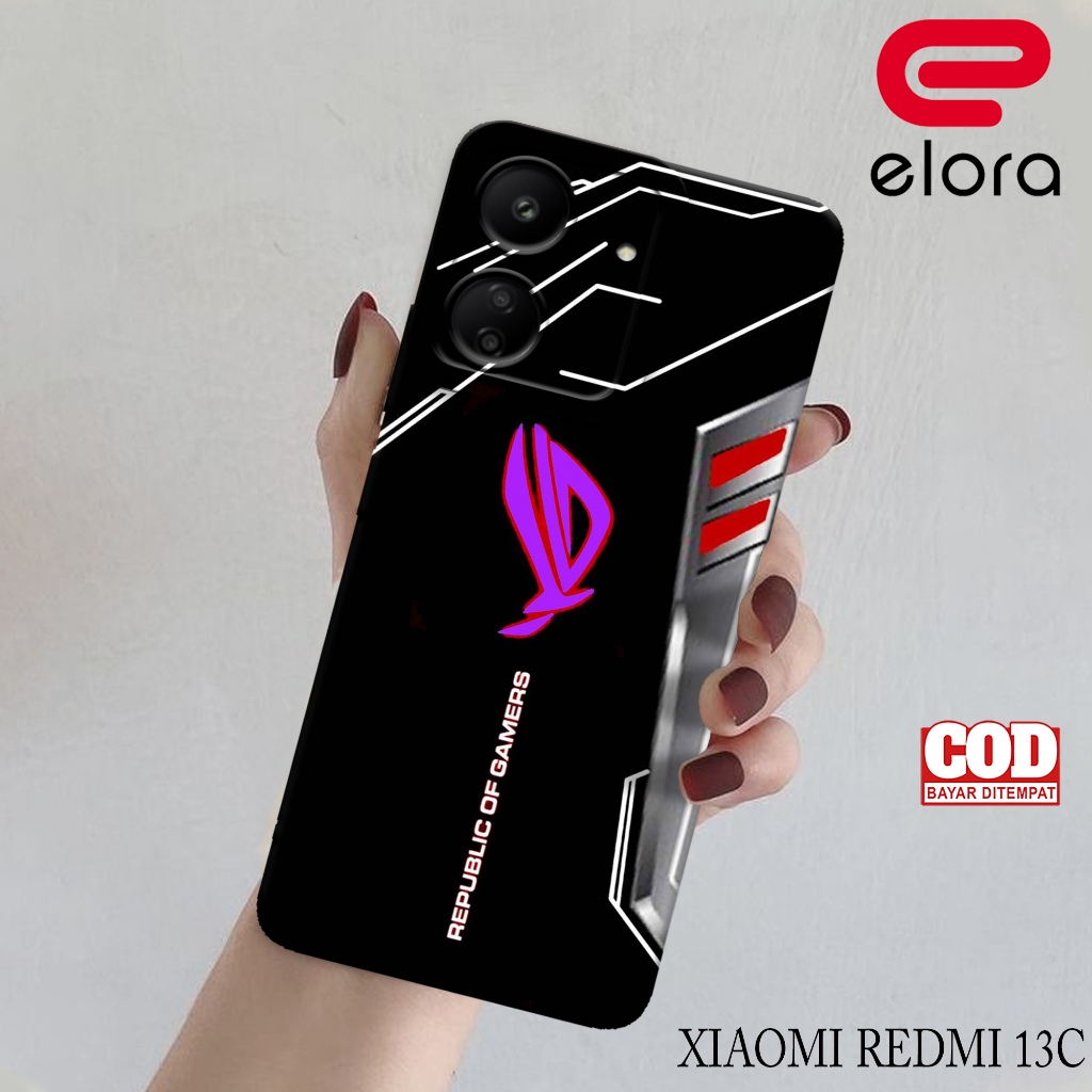 Jual Case Xiaomi Redmi 13c Terbaru Elloraaid Casing Redmi 13c 2023 Fashion Case Rog 8029