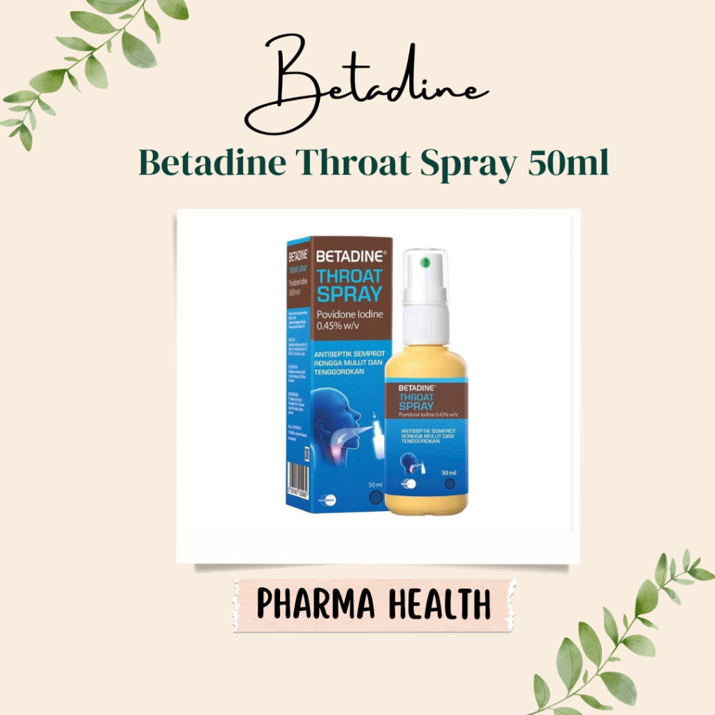 Jual Betadine Throat Spray 50ml | Shopee Indonesia