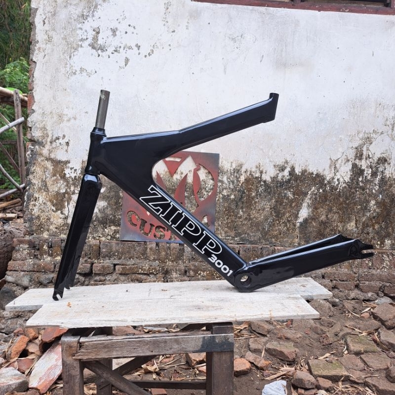 Frame Sepeda Fixie Handmade Custom Model Zipp 3001 KW