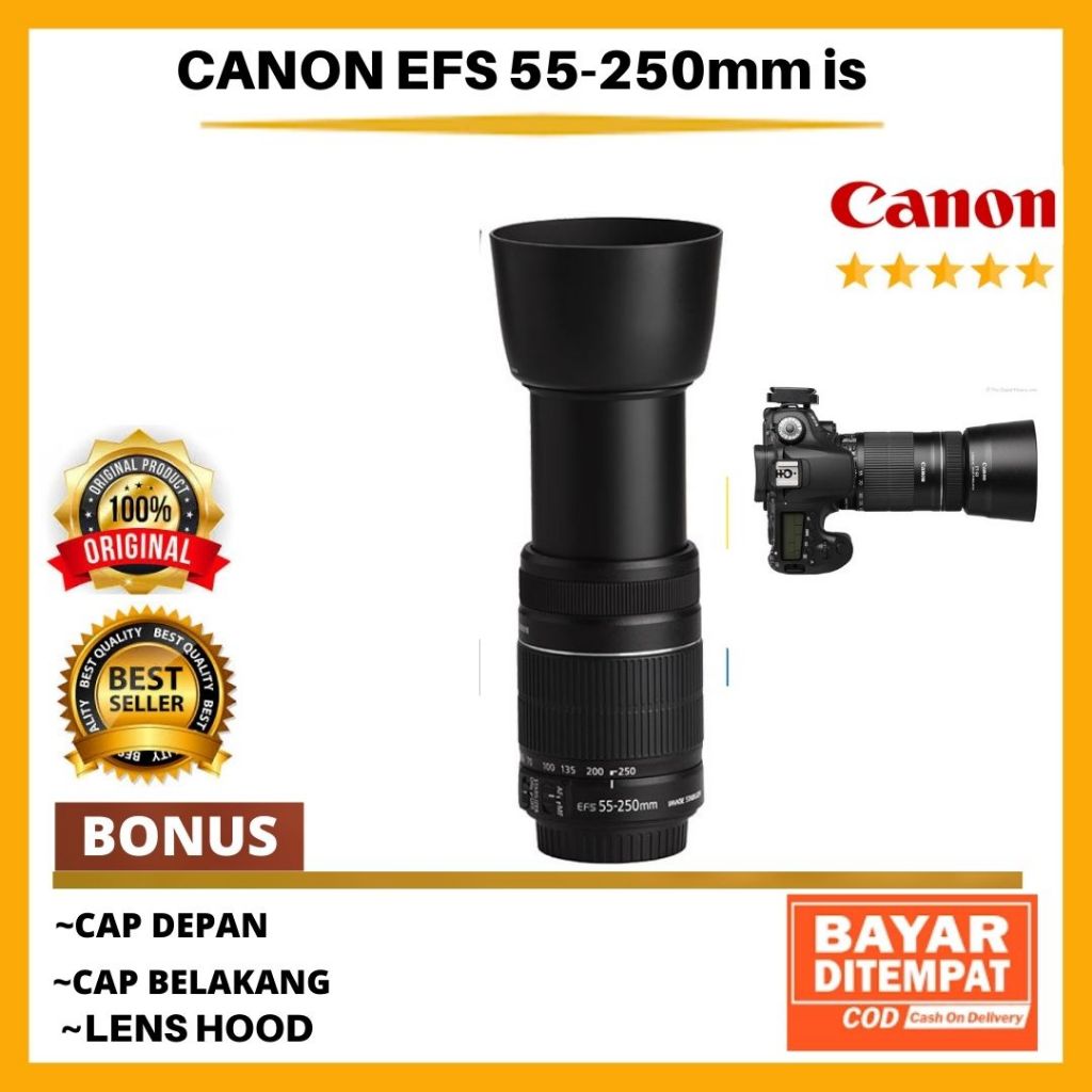 Canon EF-S55-250mm F4-5.6 IS II（Jual Canon EF-S 55-250mm f/4-5.6 