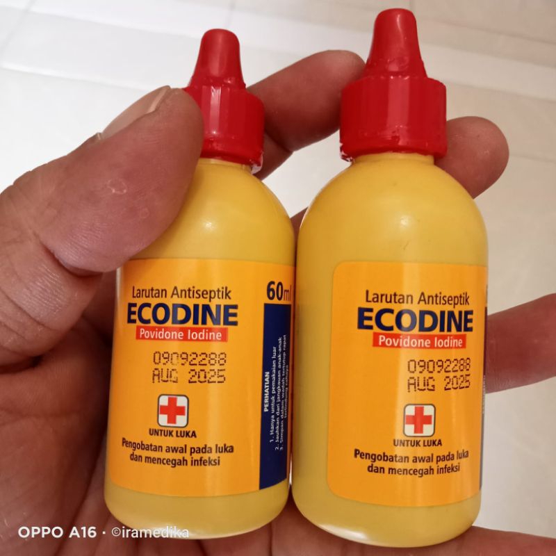 Jual Ecodine Larutan Antiseptik 60ml | Shopee Indonesia