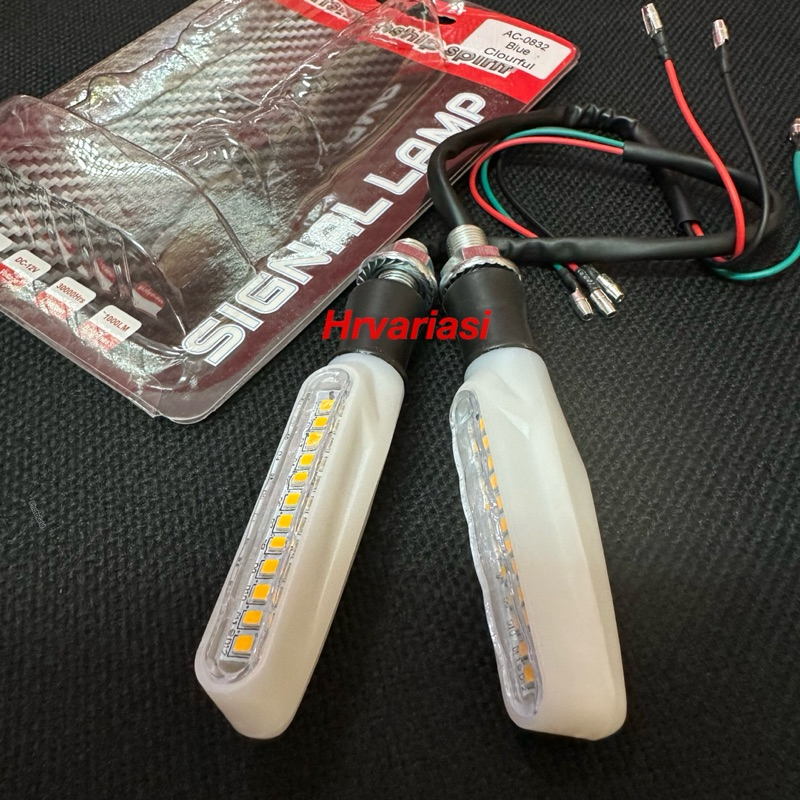 Jual lampu sen motor led Runing slim drl RGB sein variasi Vario,Aerox ...