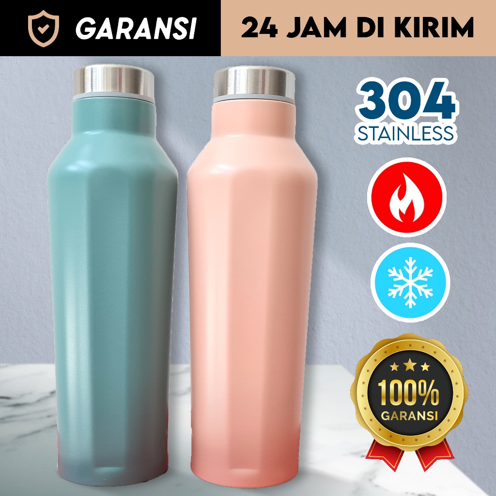 Jual Tumbler Termos Vakum Stainless Steel Premium Botol Thermos Panas