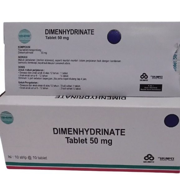 Jual Dimenhidrinat box 100 tablet | Shopee Indonesia