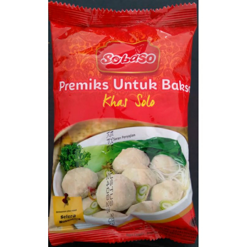 Jual Tepung Premiks Untuk Bakso Khas Solo 125gr Sobaso Shopee Indonesia