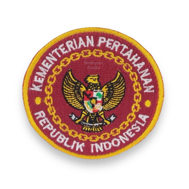 Jual Bordir Logo Kemhan Kementerian Pertahanan / Lokasi UNHAN / ITJEN ...