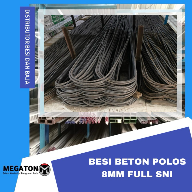 Jual BESI BETON POLOS FULL SNI 8mm | Shopee Indonesia