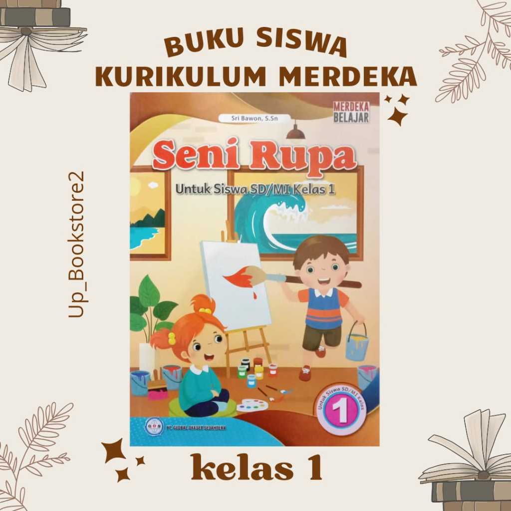 Jual BUKU SISWA SENI RUPA KELAS 1 KURIKULUM PENGGERAK-MERDEKA SD/MI ...