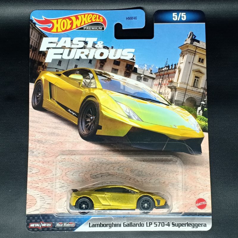 Jual Hot Wheels Lamborghini Gallardo LP 570 Gold Fast Furious Premium ...